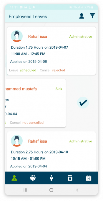 Leave Management App